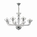 IDEAL LUX CHANDELIER CASANOVA 8 LIGHTS