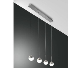 FABAS SOSPENSIONE MELVILLE LED 4 LUCI