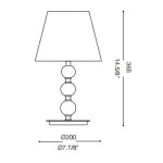 IDEAL LUX LAMPADA DA TAVOLO LA ROY
