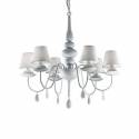 IDEAL LUX LAMPADARIO BLANCHE 6 LUCI