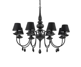 IDEAL LUX LAMPADARIO BLANCHE 8 LUCI