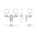 IDEAL LUX APPLIQUE PEGASO