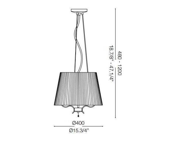 IDEAL LUX SOSPENSIONE PEGASO
