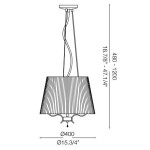IDEAL LUX SOSPENSIONE PEGASO