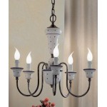 FERROLUCE LAMPADARIO SANREMO 5 LUCI