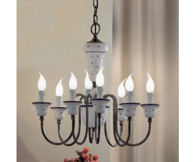 FERROLUCE LAMPADARIO SANREMO 8 LUCI