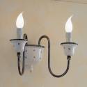 FERROLUCE WALL LAMP SANREMO 2 LIGHTS
