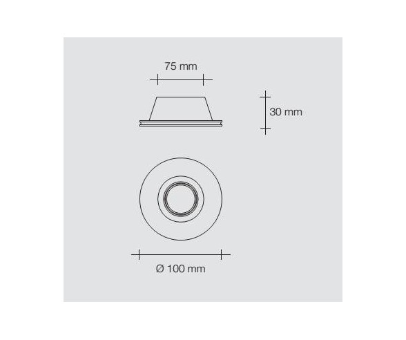 SFORZIN FARETTO IN GESSO NICIA