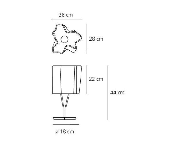 ARTEMIDE LAMPADA DA TAVOLO LOGICO