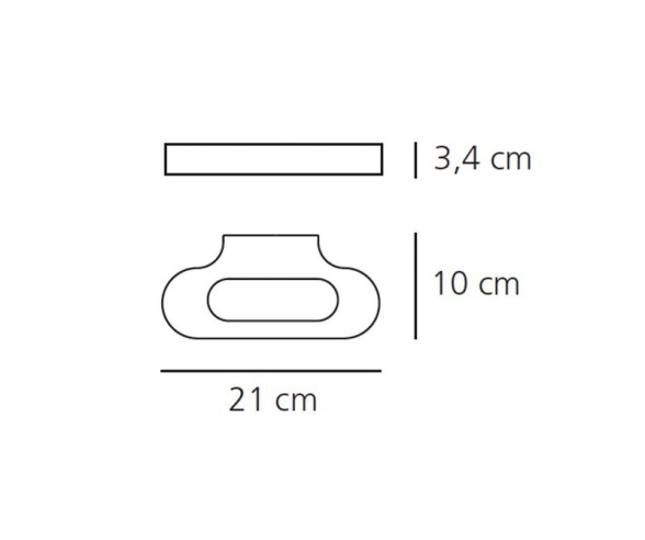 ARTEMIDE APPLIQUE TALO HALO