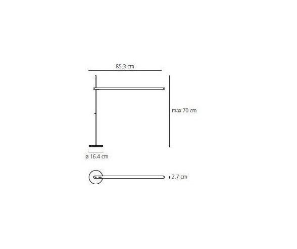 ARTEMIDE LAMPADA DA TAVOLO TALAK LED