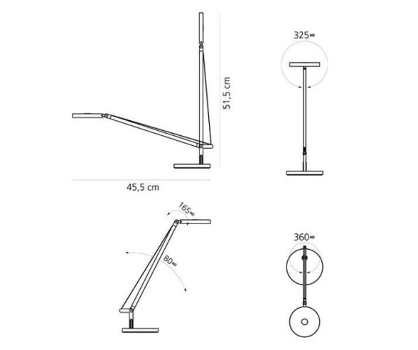 ARTEMIDE LAMPADA DA TAVOLO DEMETRA MICRO