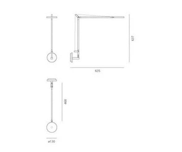 ARTEMIDE LAMPADA DA PARETE DEMETRA