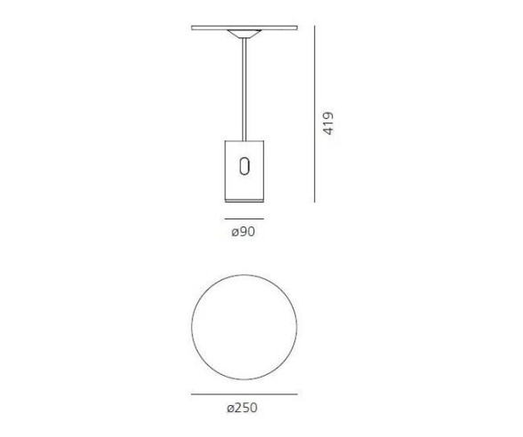 ARTEMIDE LAMPADA DA TAVOLO SISIFO LED