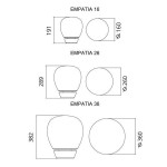 ARTEMIDE LAMPADA DA TAVOLO EMPATIA LED