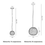 ARTEMIDE SOSPENSIONE METEORITE