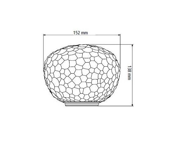 ARTEMIDE LAMPADA DA TAVOLO METEORITE