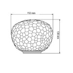 ARTEMIDE LAMPADA DA TAVOLO METEORITE