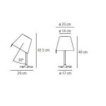 ARTEMIDE LAMPADA DA TAVOLO MELAMPO