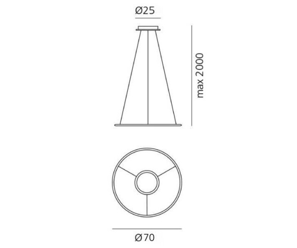 ARTEMIDE SOSPENSIONE DISCOVERY LED