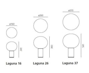 ARTEMIDE LAMPADA DA TAVOLO LAGUNA LED