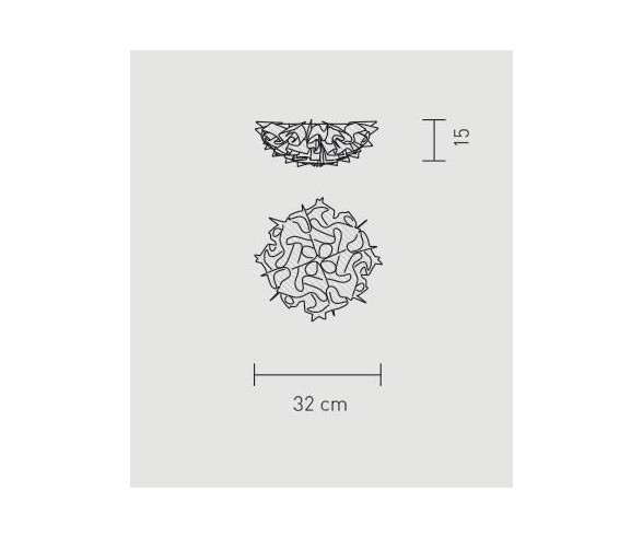 SLAMP PLAFONIERA VELI PRISMA