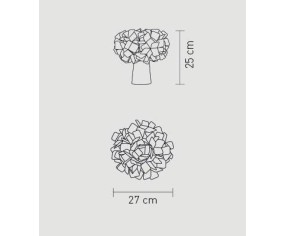 SLAMP LAMPADA DA TAVOLO CLIZIA 2