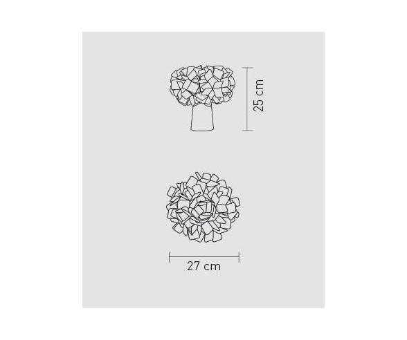 SLAMP LAMPADA DA TAVOLO CLIZIA