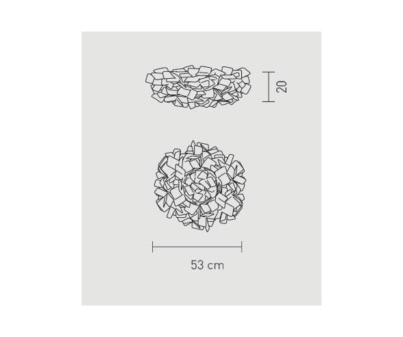 SLAMP PLAFONIERA CLIZIA