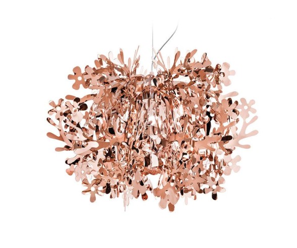 SLAMP SOSPENSIONE FIORELLA GOLD SILVER COPPER