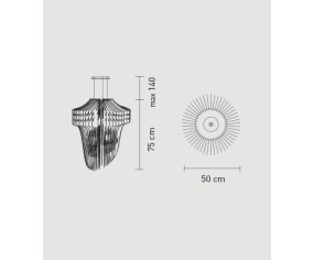 SLAMP SOSPENSIONE ARIA GOLD 2
