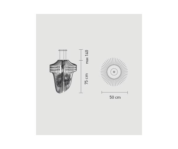 SLAMP SOSPENSIONE ARIA GOLD