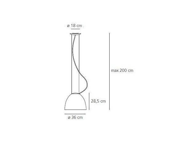 ARTEMIDE SOSPENSIONE NUR